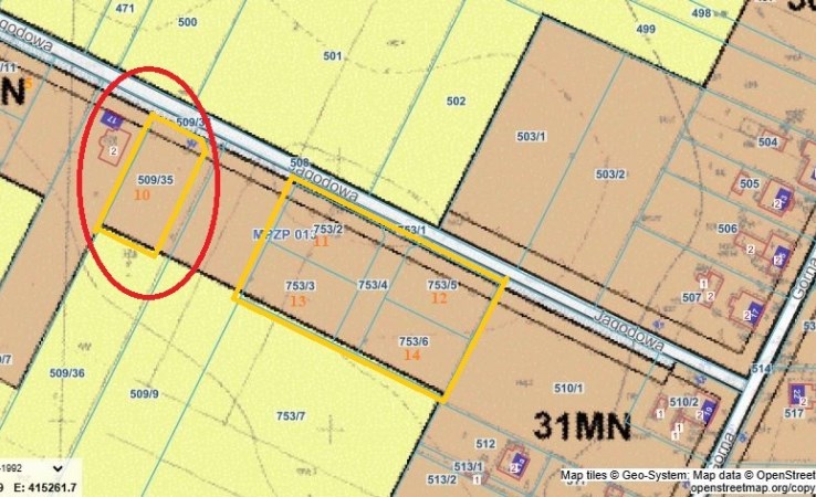 parcel for sale - Komprachcice, Ochodze